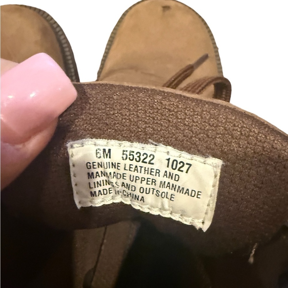 Timberland Brown Lace-Up Work Boots - Picture 4 of 4